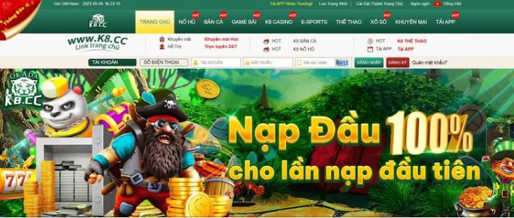 Tổng quan cổng game K8CC Tổng quan cổng game K8CC