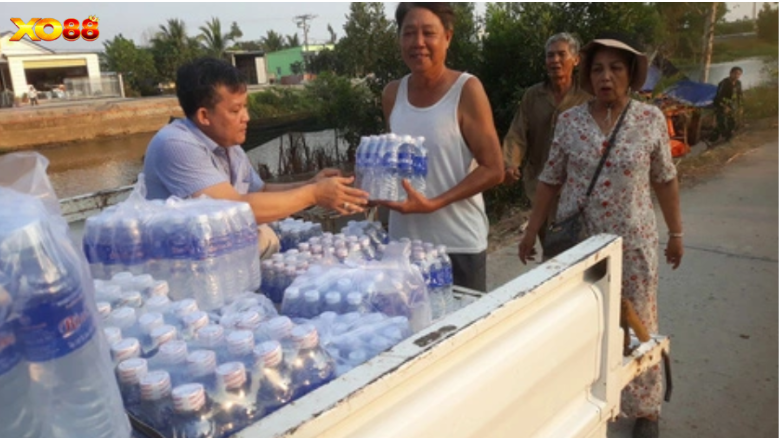 Xo88 mang nước ngọt đến cho người dân miền Tây